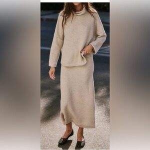 free people Milley Reversible Set gray sz m